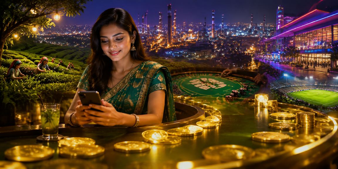 গাজীপুরের চা বাগানে ব্যাকার্যাট খেলার পরিবেশ — শান্ত ও উপভোগ্য